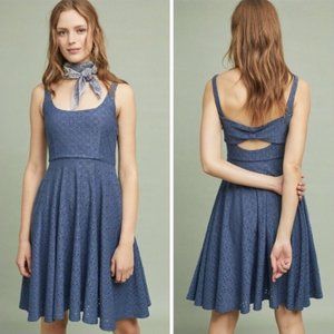 Anthropologie Hutch Olivia eyelet dress sz S 135